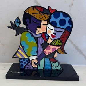 Romero Britto “Soul Mates” Figurine 2009 Pop Art Sculpture #339032